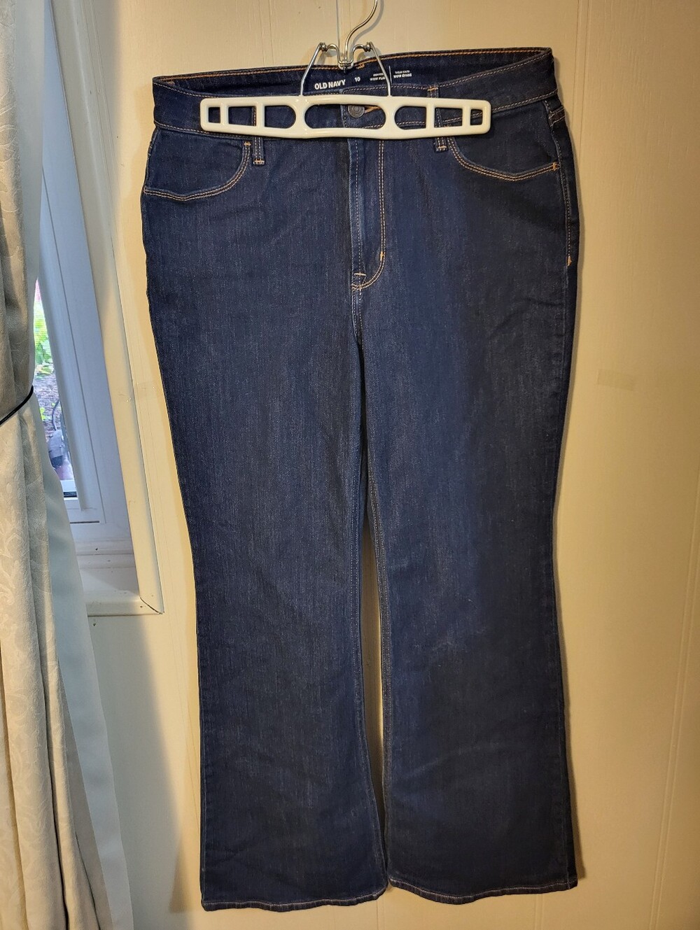 Old Navy Dark Indigo Flared Jeans Sz 10